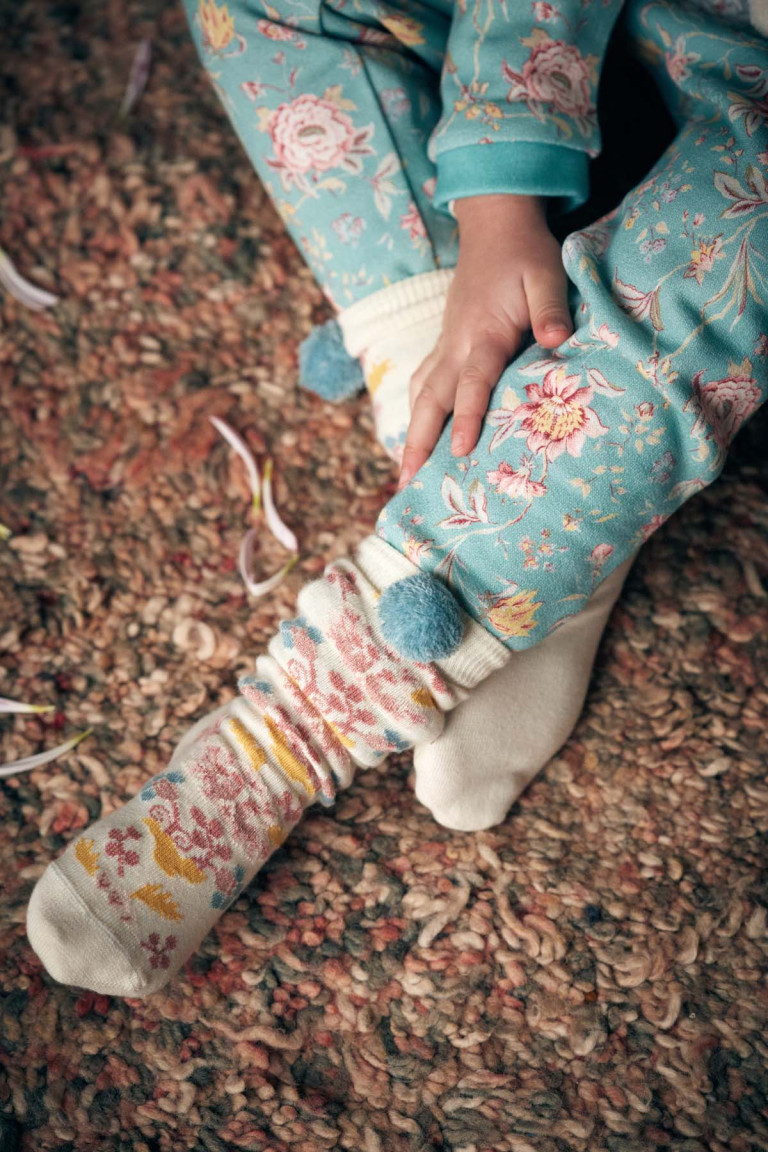 Chaussettes et Collants Bohème Chic - Vintage - Bébé Fille → Louise Misha