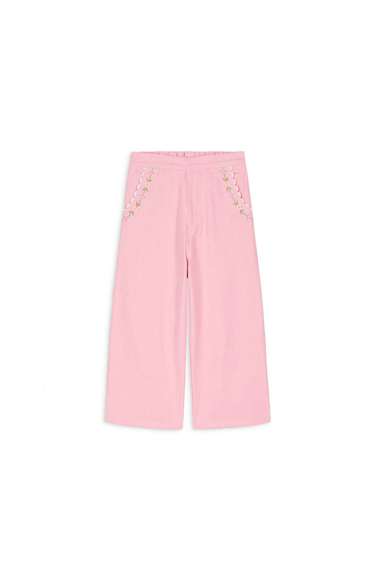 bebe -fille-pantalon-flor-pink