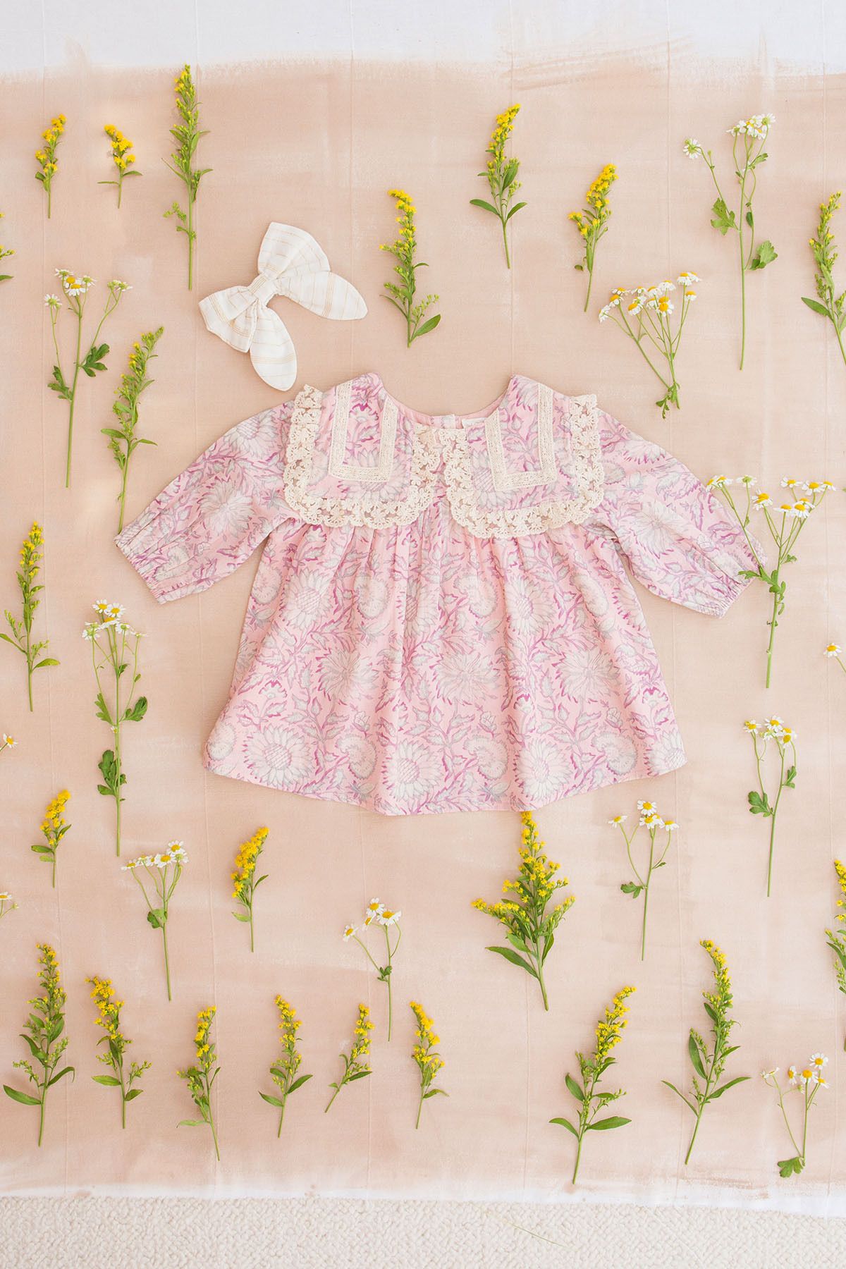 bebe -fille-robe-arinola-pink-daisy-garden