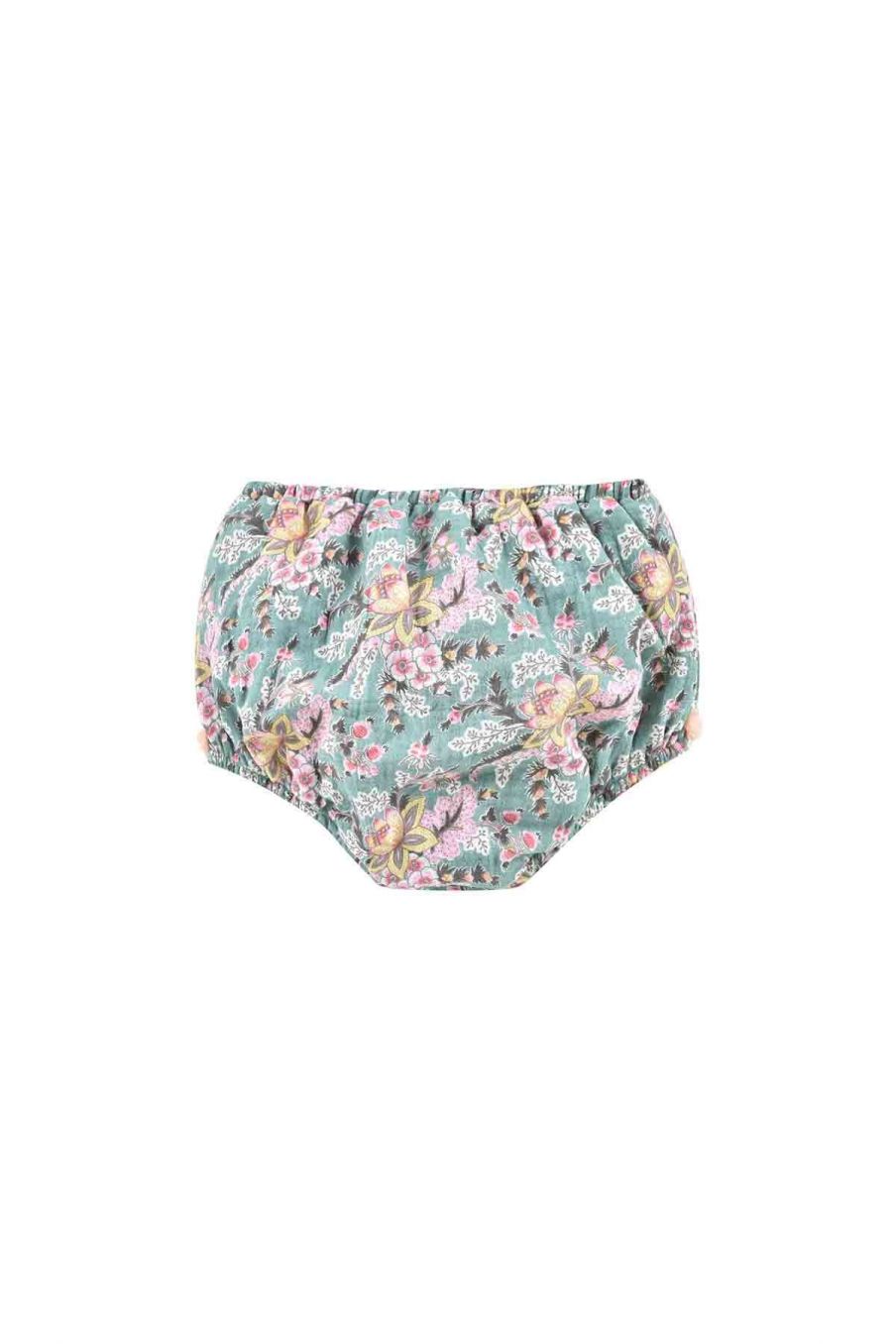 bloomers bebe fille valentine blue french flowers - louise misha
