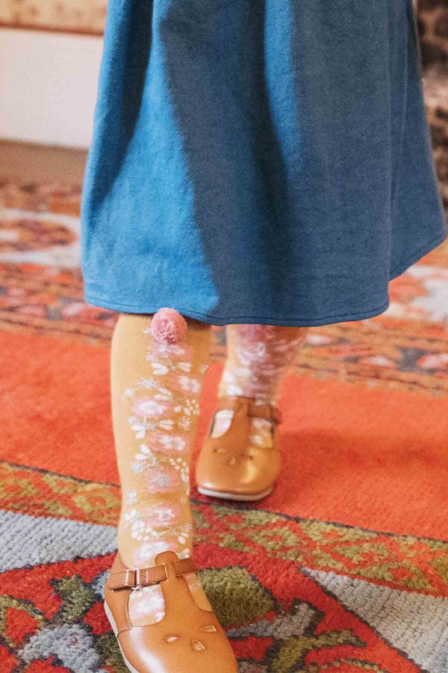 chaussettes bebe fille chelie mustard - louise misha