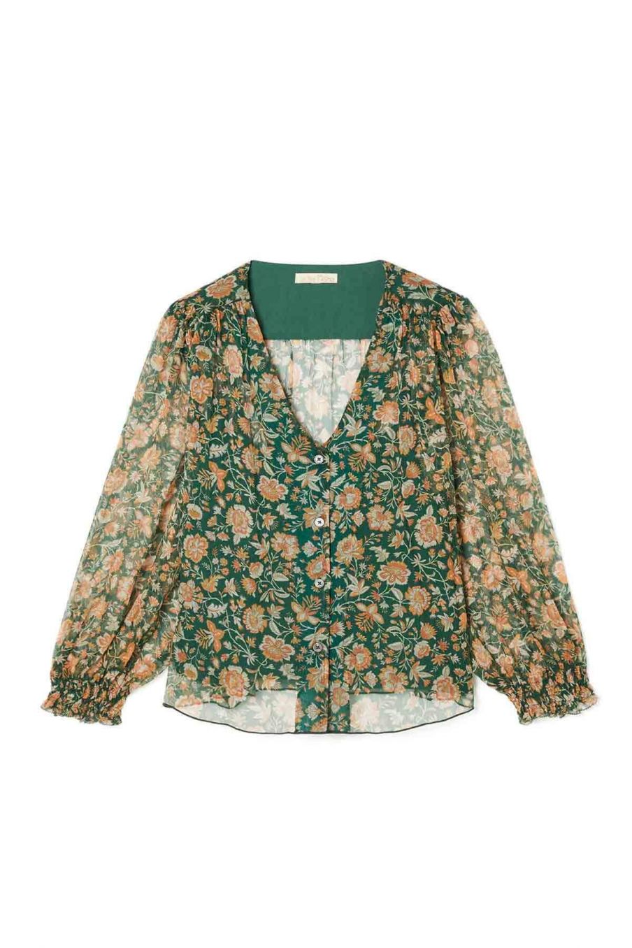 blouse femme lorie forest indian flowers - louise misha