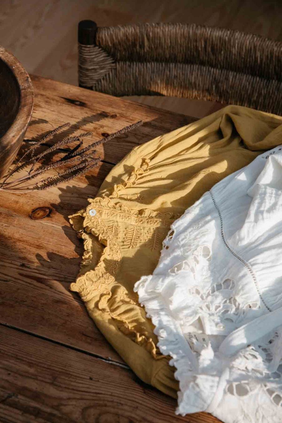 blouse femme coralie caramel - louise misha