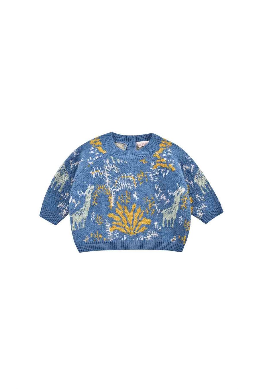 pull bebe garcon nico blue forest - louise misha