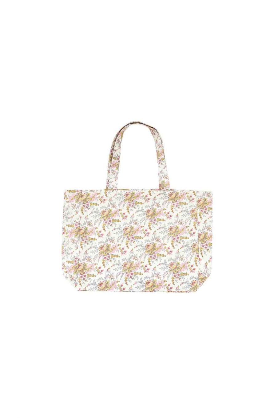 tote bag maison beverly cream french flowers - louise misha