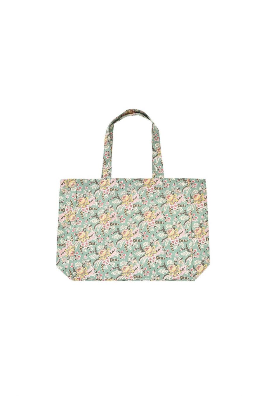 tote bag maison beverly blue french flowers - louise misha