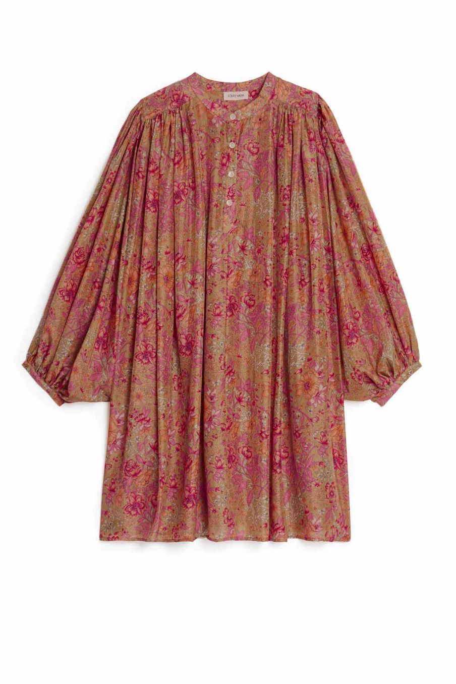 femme-robe-jeannette-khaki-multi-flowers