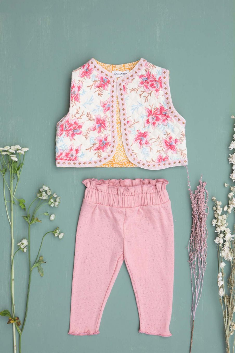 baby-girl-jacket oznale-raspberry-flowers